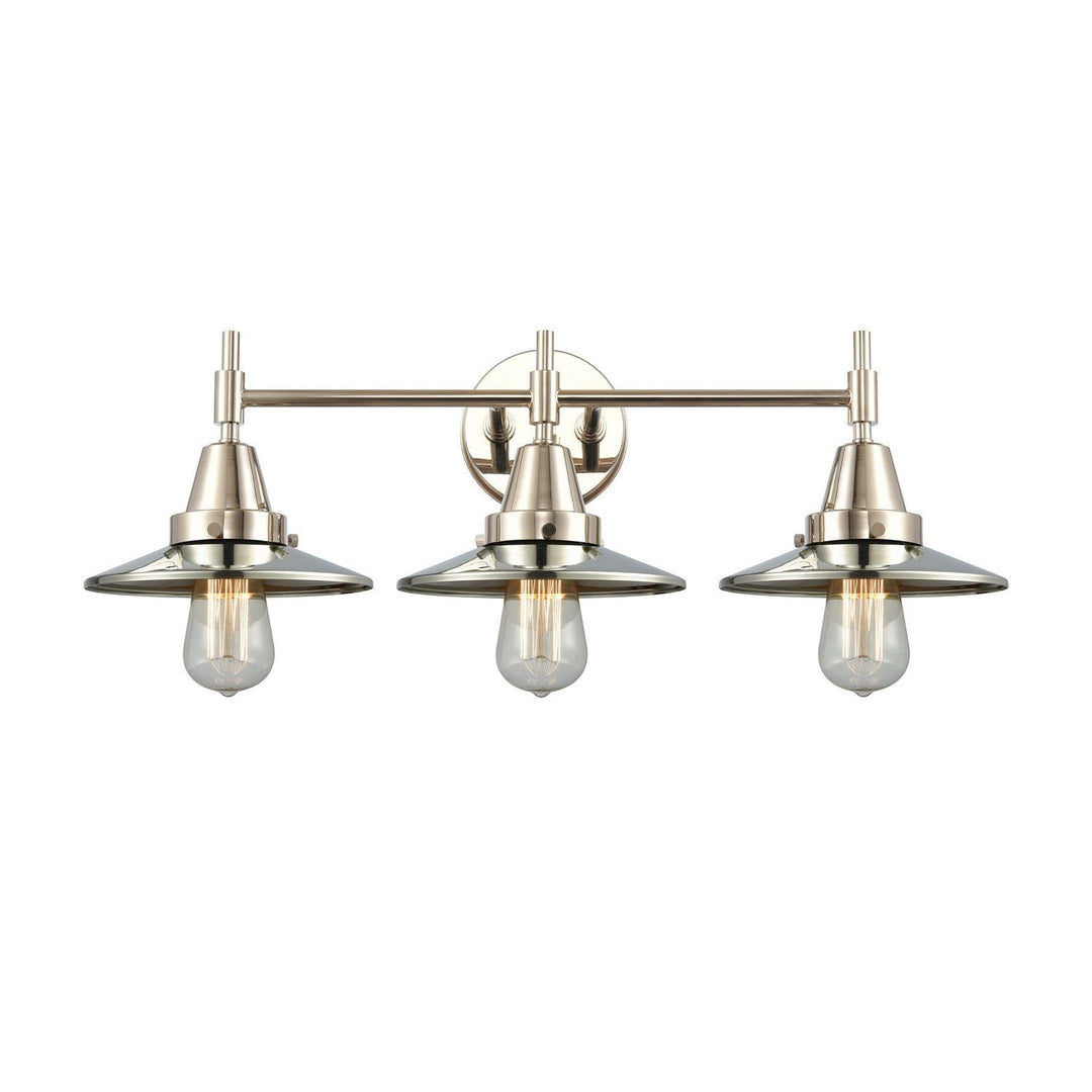 Innovations Caden 447-3W-PN-M1-PN Bath Vanity Light 26 in. wide - Polished Nickel