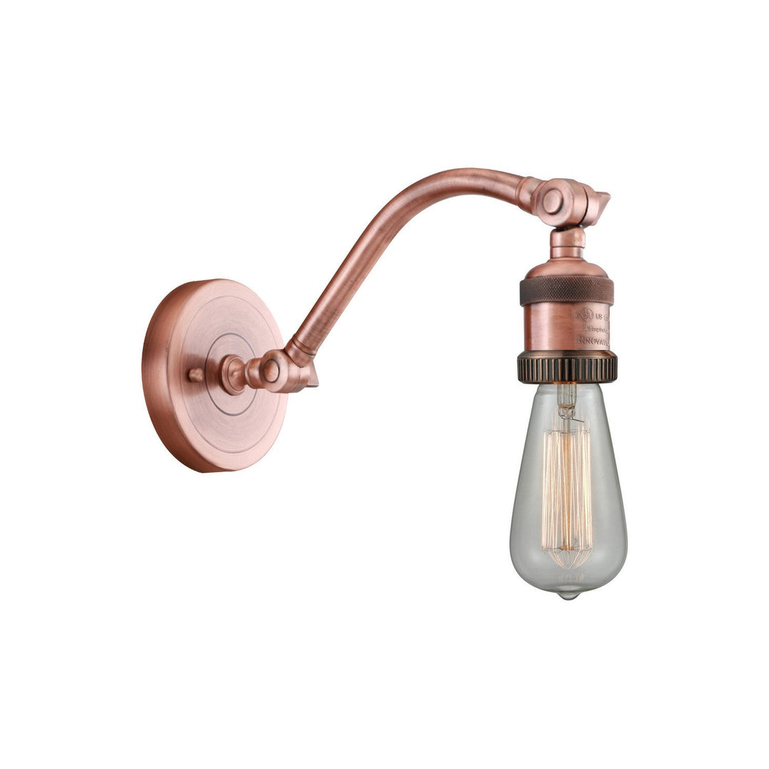 Innovations Franklin Restoration 515-1W-AC Wall Sconce Light - Antique Copper