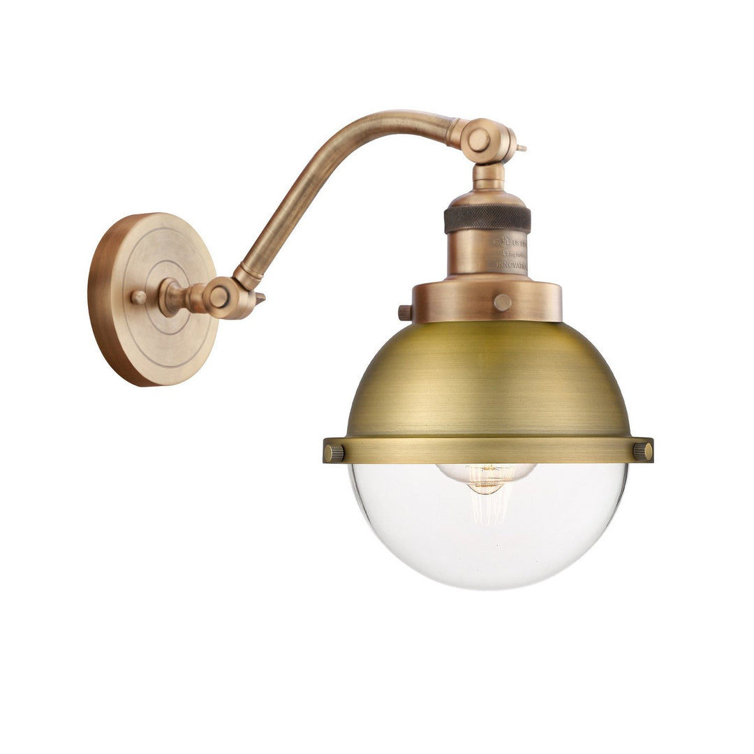 Innovations Franklin Restoration 515-1W-BB-HFS-62-BB Wall Sconce Light - Brushed Brass