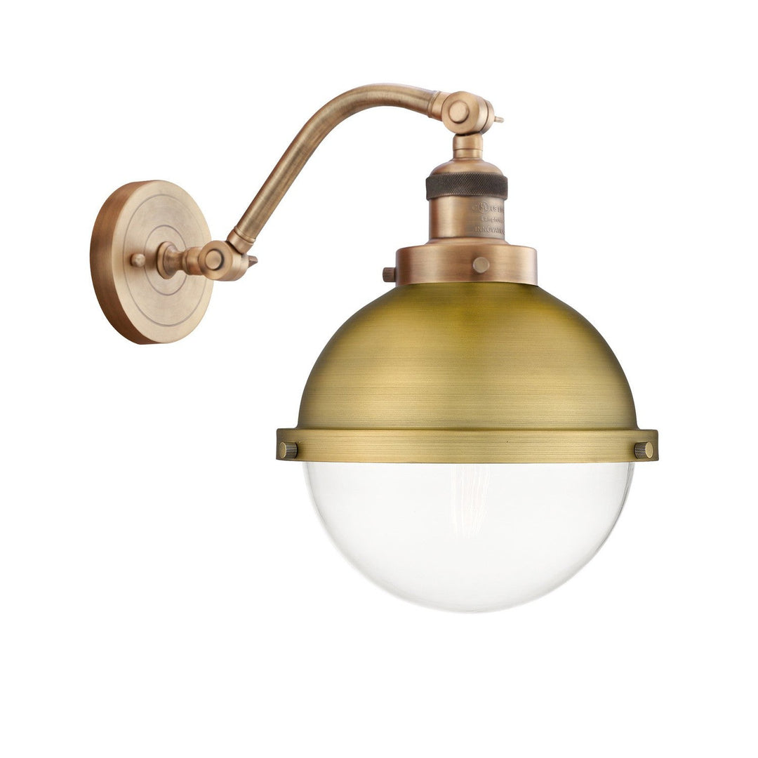 Innovations Franklin Restoration 515-1W-BB-HFS-82-BB Wall Sconce Light - Brushed Brass