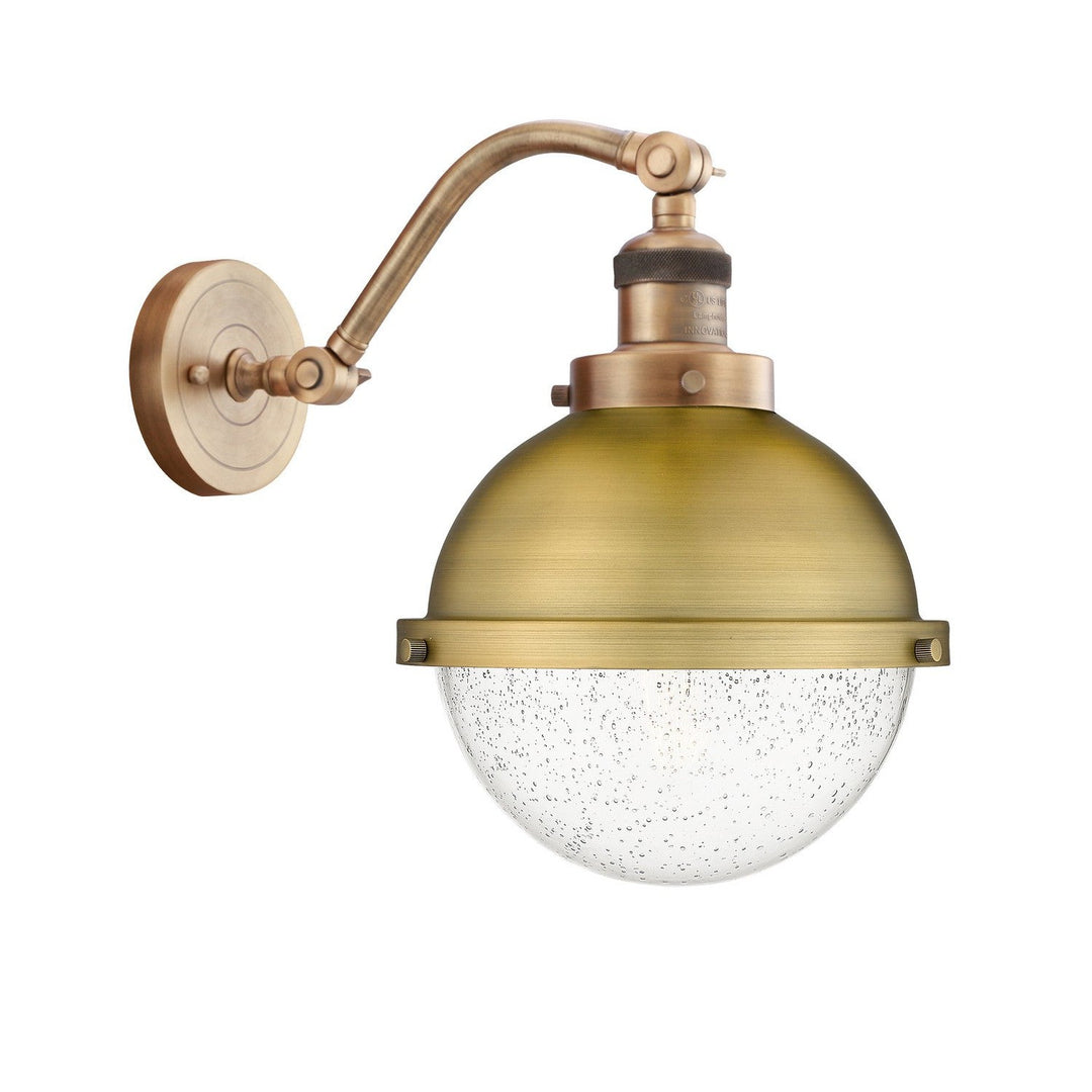 Innovations Franklin Restoration 515-1W-BB-HFS-84-BB Wall Sconce Light - Brushed Brass
