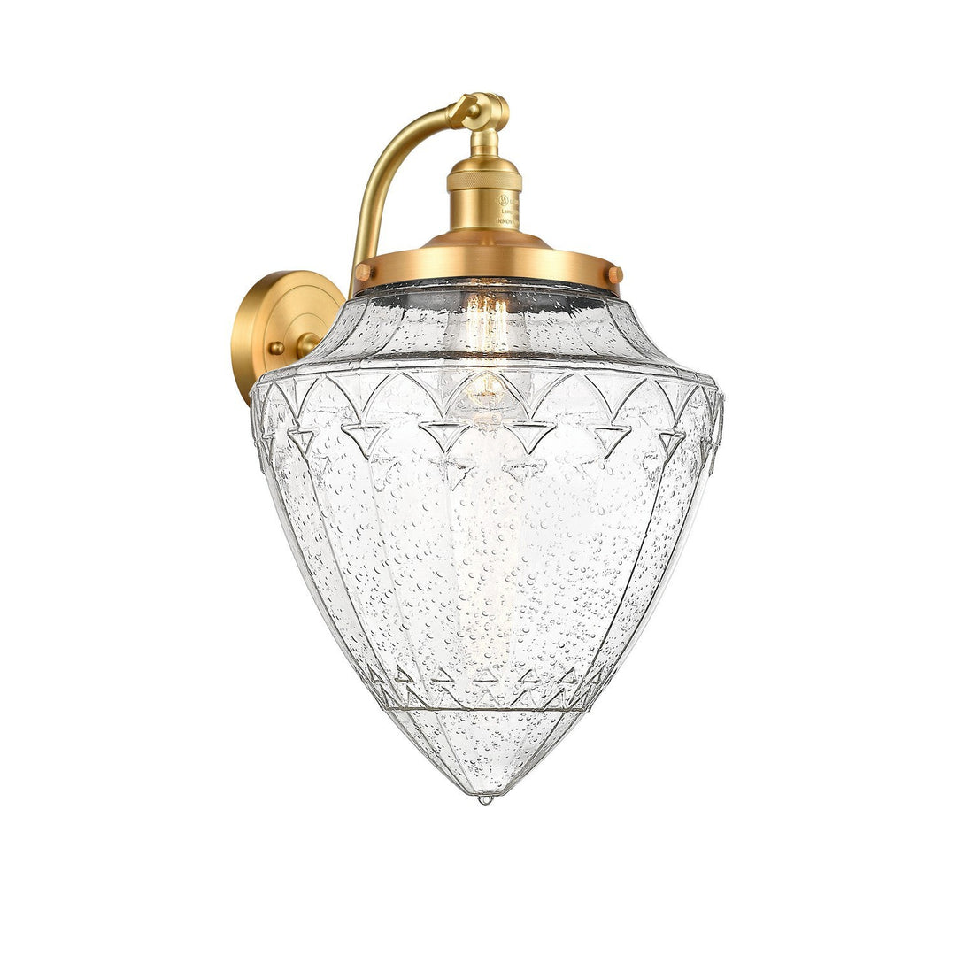 Innovations Franklin Restoration 515-1W-SG-G664-12 Wall Sconce Light - Satin Gold