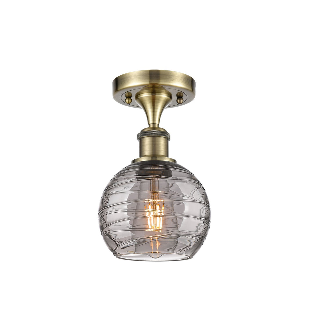 Innovations Ballston 516-1C-AB-G1213-6SM Ceiling Light - Antique Brass