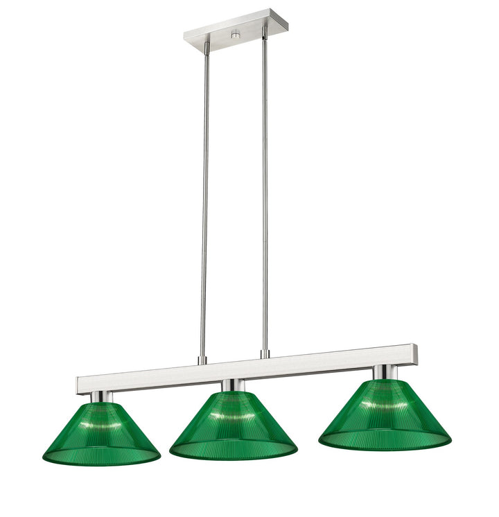 Z-Lite Lighting 152BN-ARG Modern Cobalt Pendant Light Brushed Nickel