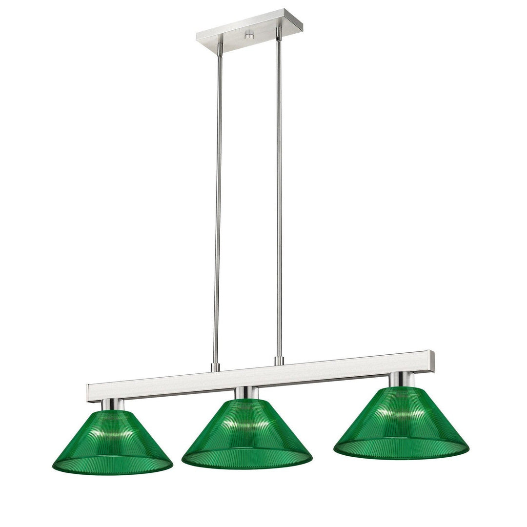 Z-Lite Lighting 152BN-ARG Modern Cobalt Pendant Light Brushed Nickel