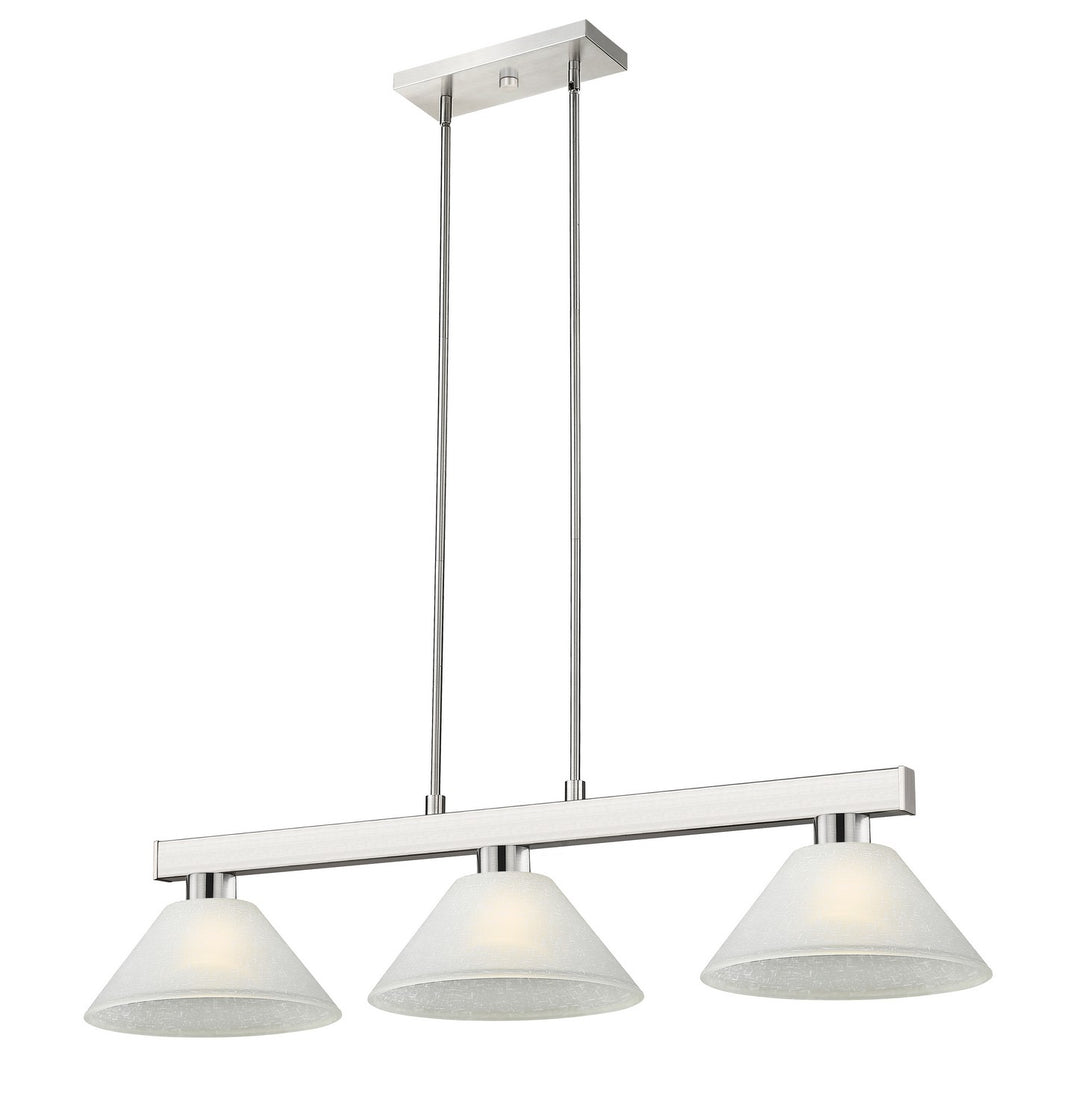 Z-Lite Lighting 152BN-AWL14 Modern Cobalt Pendant Light Brushed Nickel