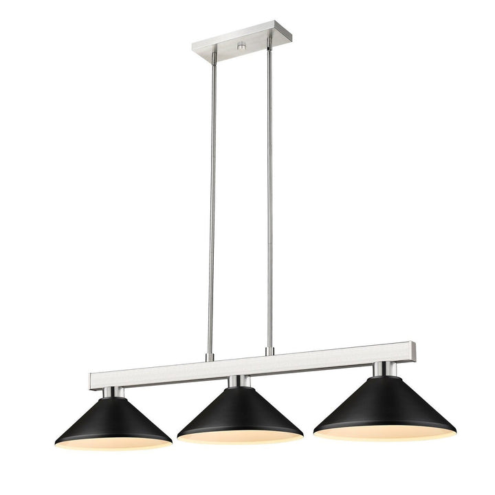 Z-Lite Lighting 152BN-MMB Modern Cobalt Pendant Light Brushed Nickel