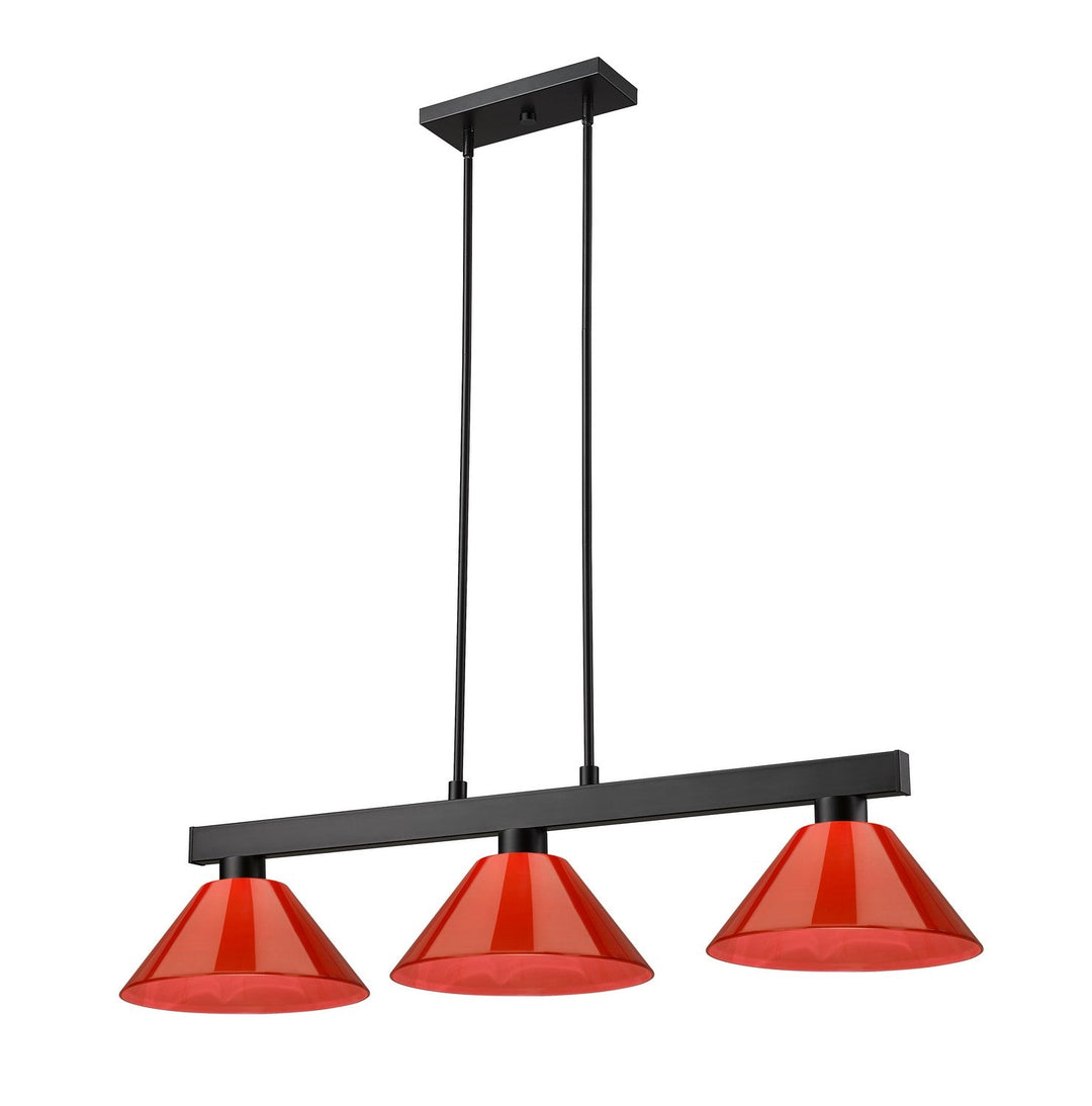 Z-Lite Lighting 152MB-PRD Modern Cobalt Pendant Light Matte Black