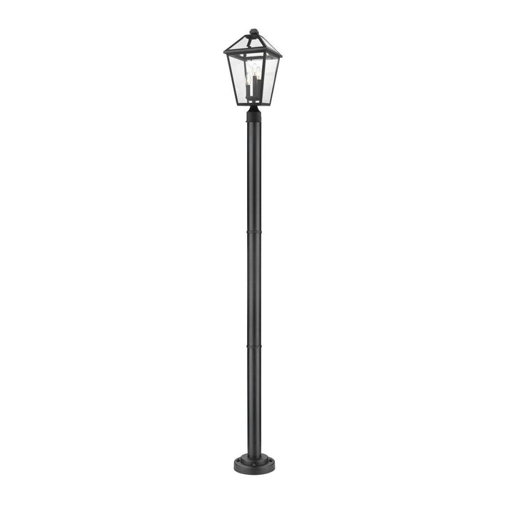 Z-Lite Lighting 579PHBR-567P-BK  Talbot Outdoor Black