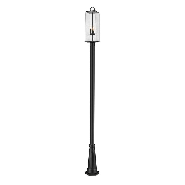 Z-Lite Lighting 592PHBR-519P-BK  Sana Outdoor Black