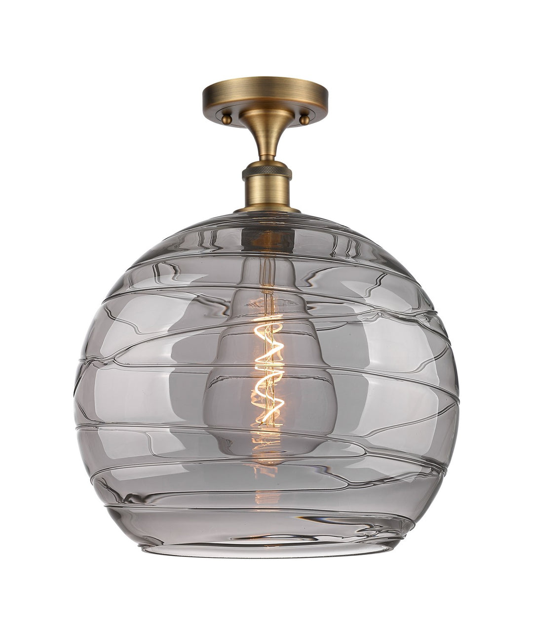 Innovations Ballston 516-1C-BB-G1213-14SM Ceiling Light - Brushed Brass