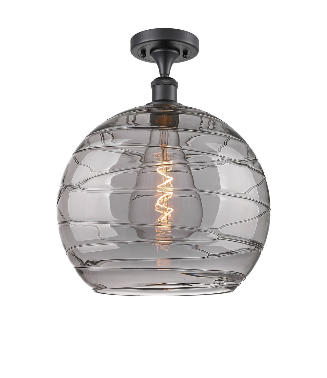 Innovations Ballston 516-1C-BK-G1213-14SM Ceiling Light - Matte Black