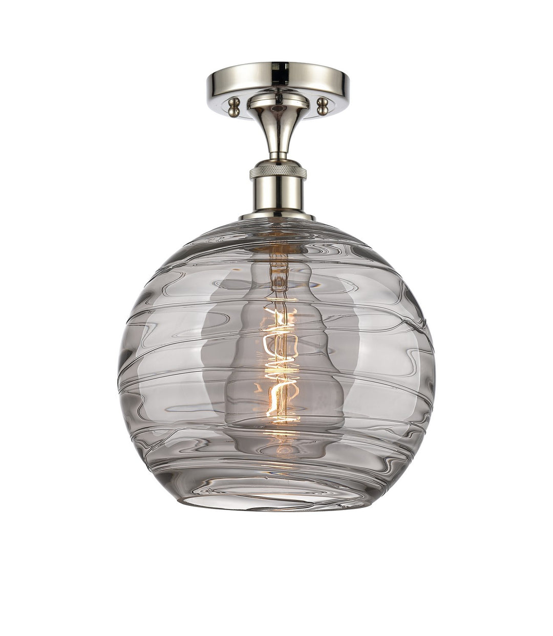 Innovations Ballston 516-1C-PN-G1213-10SM Ceiling Light - Polished Nickel