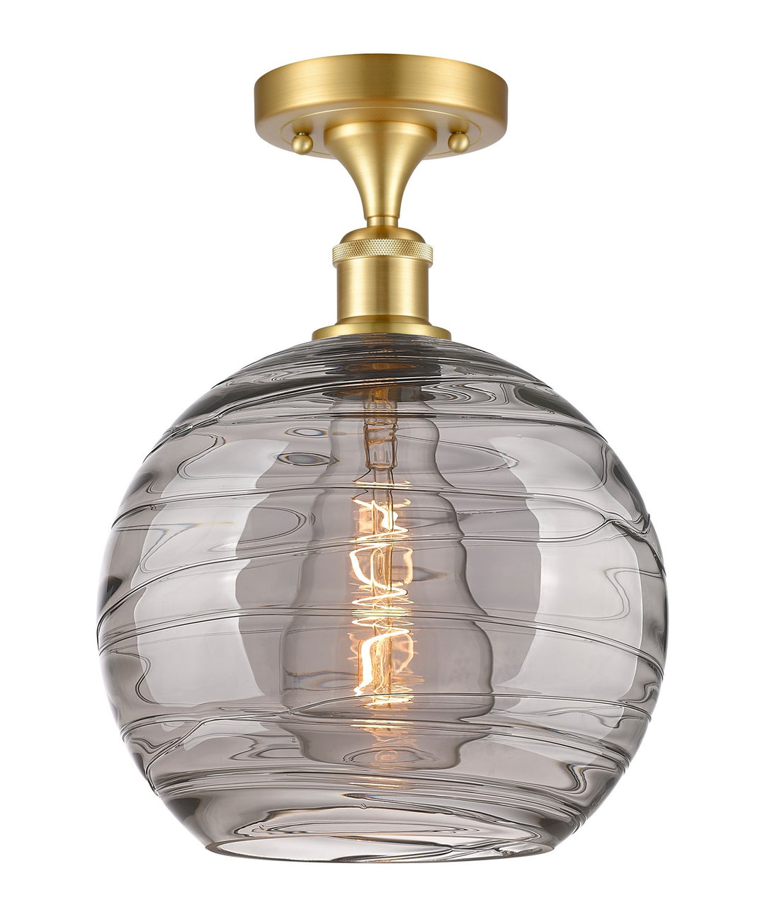 Innovations Ballston 516-1C-SG-G1213-10SM Ceiling Light - Satin Gold