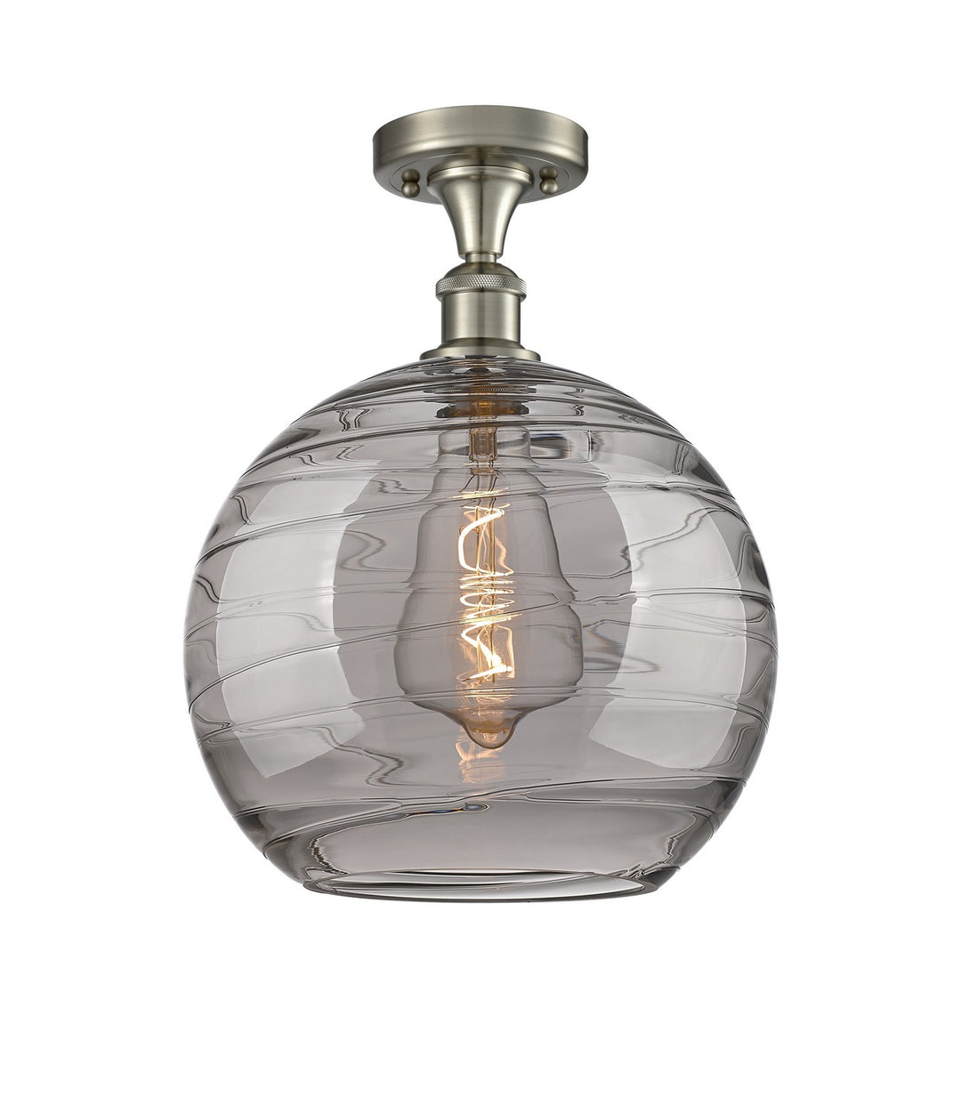 Innovations Ballston 516-1C-SN-G1213-12SM Ceiling Light - Brushed Satin Nickel