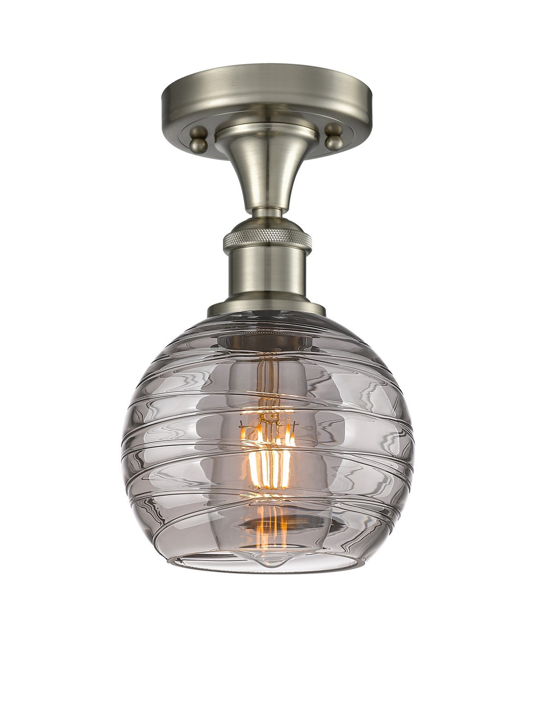Innovations Ballston 516-1C-SN-G1213-6SM Ceiling Light - Brushed Satin Nickel