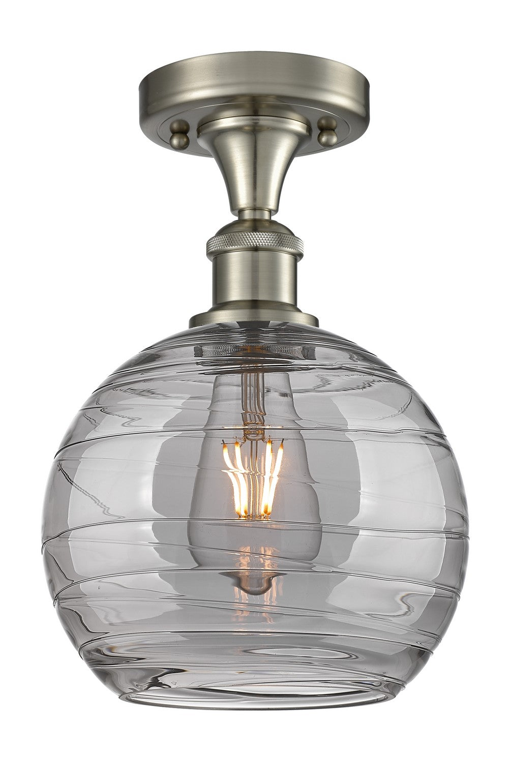 Innovations Ballston 516-1C-SN-G1213-8SM Ceiling Light - Brushed Satin Nickel