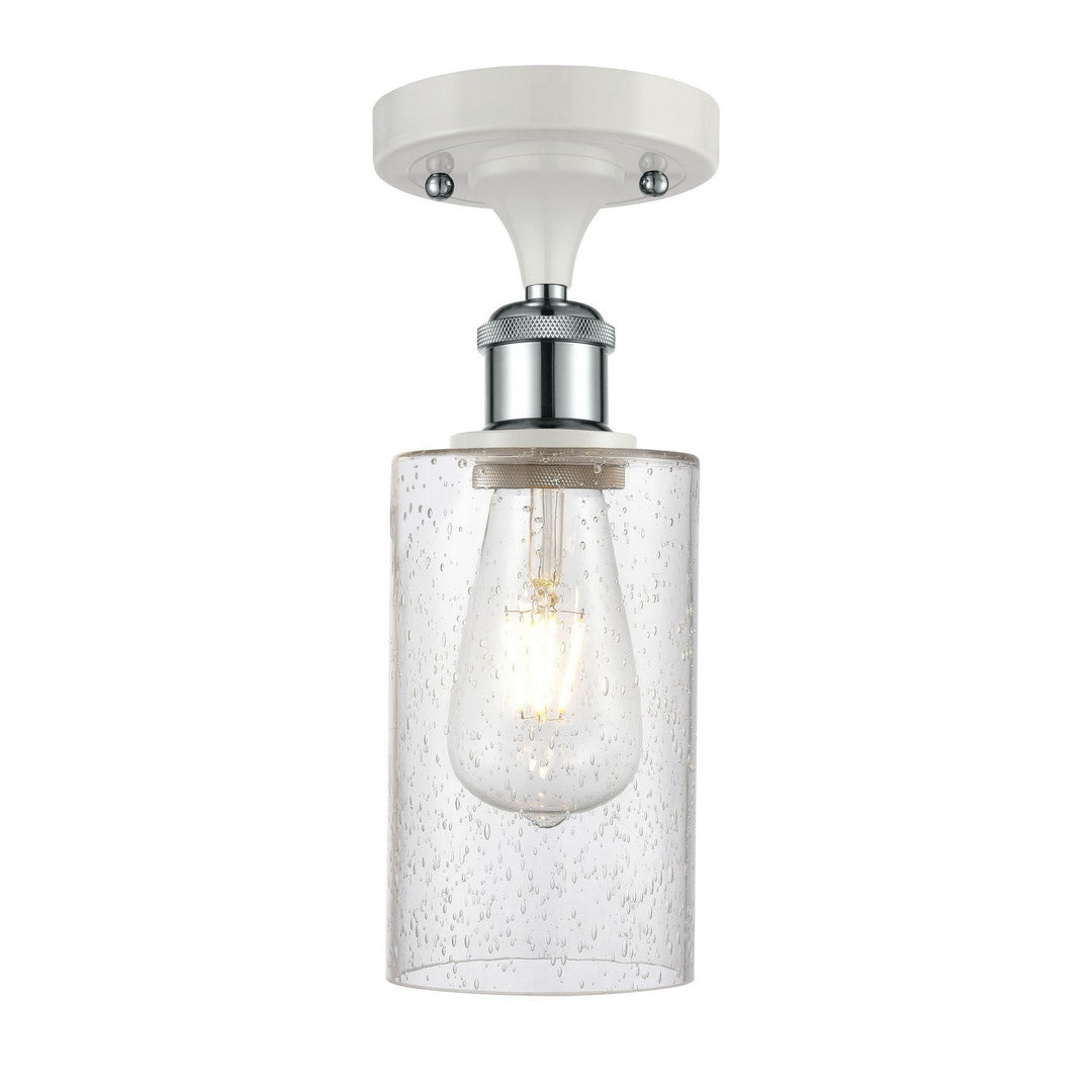 Innovations Ballston 516-1C-WPC-G804 Ceiling Light - White and Polished Chrome