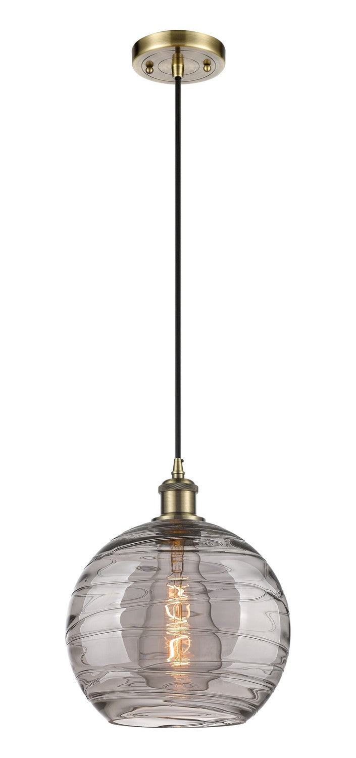 Innovations Ballston 516-1P-AB-G1213-10SM Pendant Light - Antique Brass