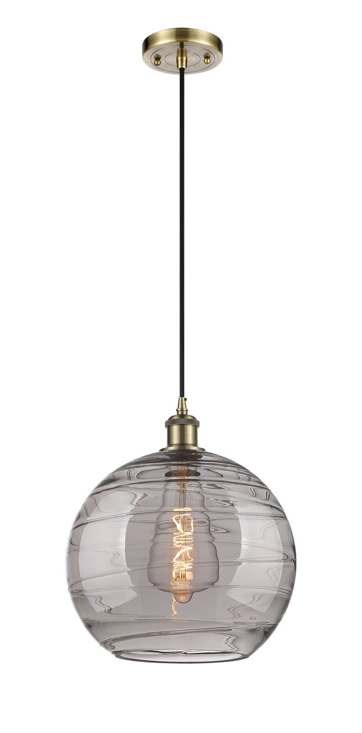 Innovations Ballston 516-1P-AB-G1213-12SM Pendant Light - Antique Brass