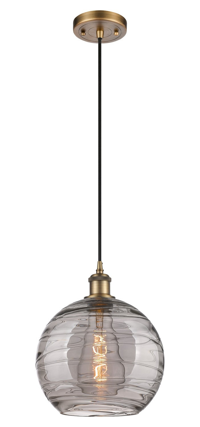 Innovations Ballston 516-1P-BB-G1213-10SM Pendant Light - Brushed Brass