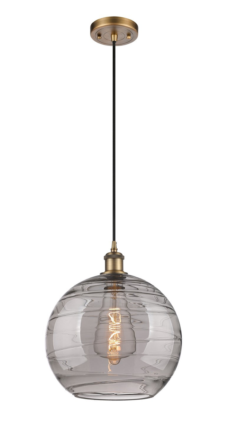 Innovations Ballston 516-1P-BB-G1213-12SM Pendant Light - Brushed Brass