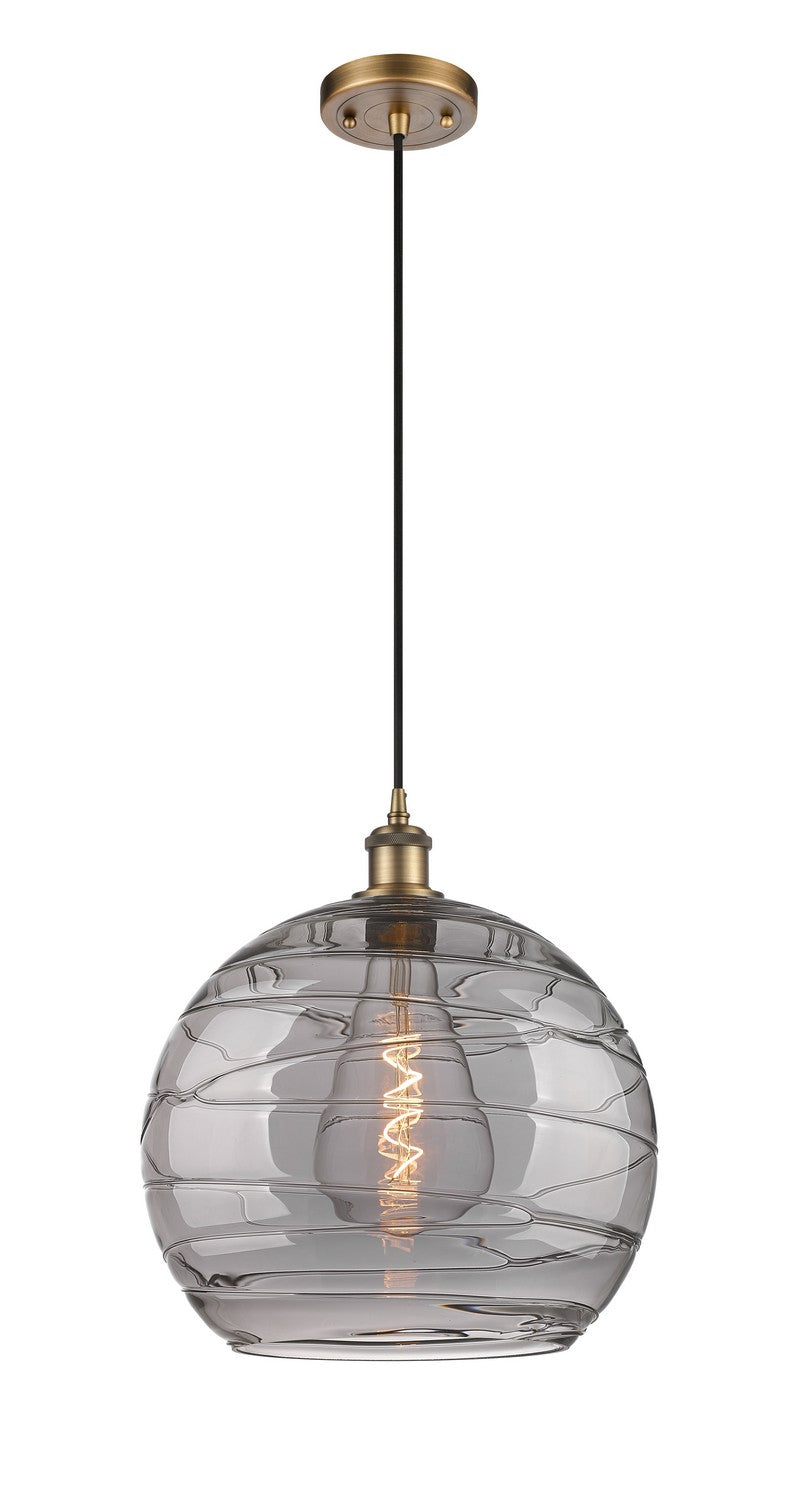 Innovations Ballston 516-1P-BB-G1213-14SM Pendant Light - Brushed Brass