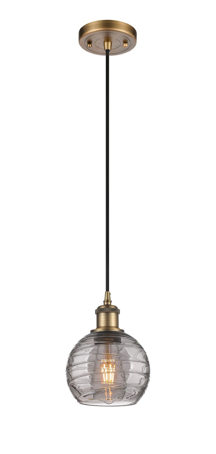 Innovations Ballston 516-1P-BB-G1213-6SM Pendant Light - Brushed Brass