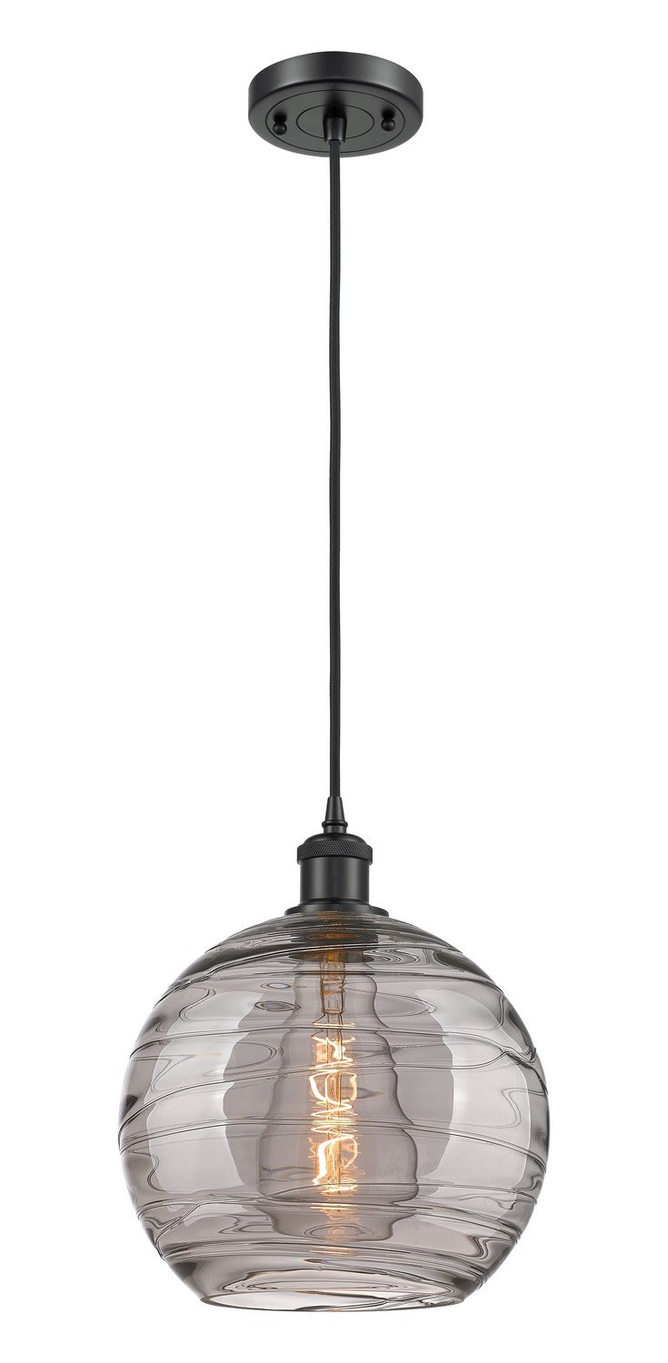 Innovations Ballston 516-1P-BK-G1213-10SM Pendant Light - Matte Black