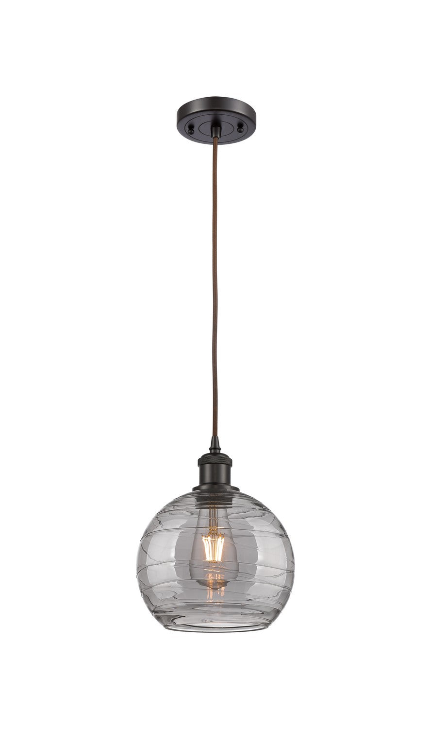 Innovations Ballston 516-1P-OB-G1213-8SM Pendant Light - Oil Rubbed Bronze