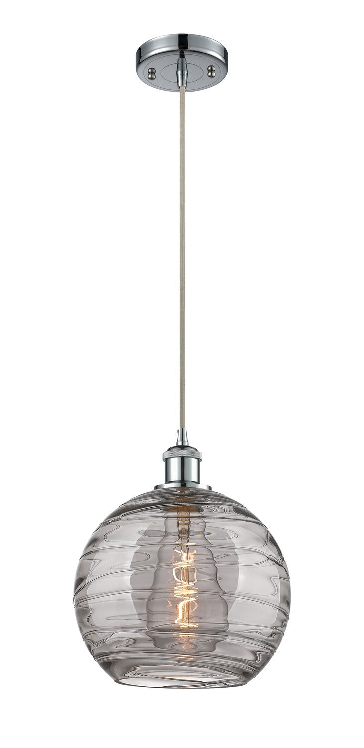 Innovations Ballston 516-1P-PC-G1213-10SM Pendant Light - Polished Chrome