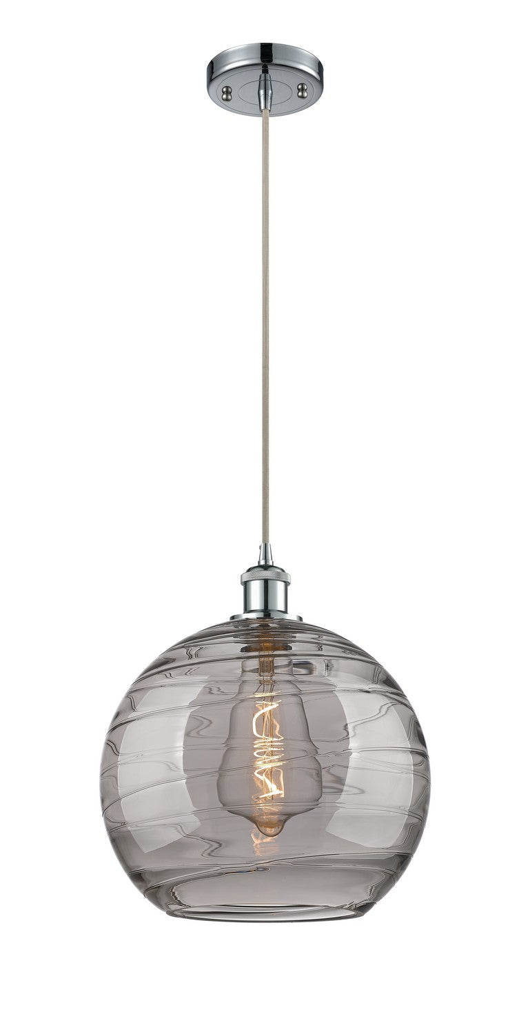 Innovations Ballston 516-1P-PC-G1213-12SM Pendant Light - Polished Chrome