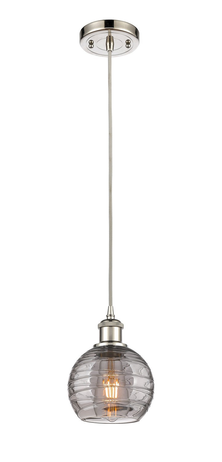 Innovations Ballston 516-1P-PN-G1213-6SM Pendant Light - Polished Nickel