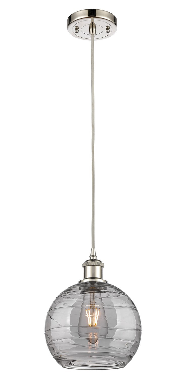 Innovations Ballston 516-1P-PN-G1213-8SM Pendant Light - Polished Nickel