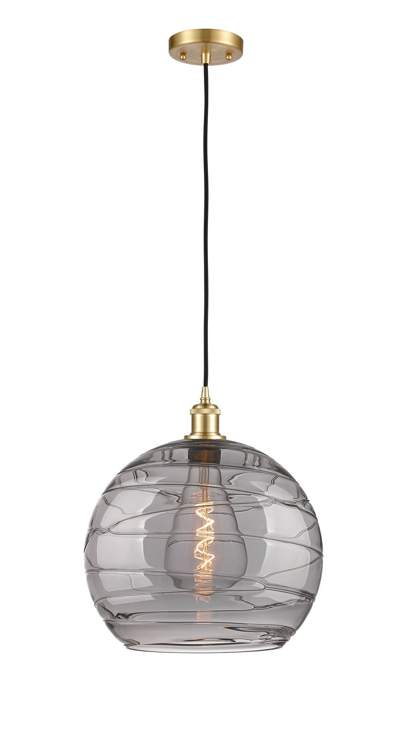 Innovations Ballston 516-1P-SG-G1213-14SM Pendant Light - Satin Gold