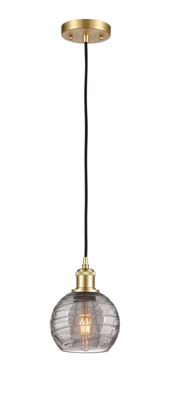 Innovations Ballston 516-1P-SG-G1213-6SM Pendant Light - Satin Gold