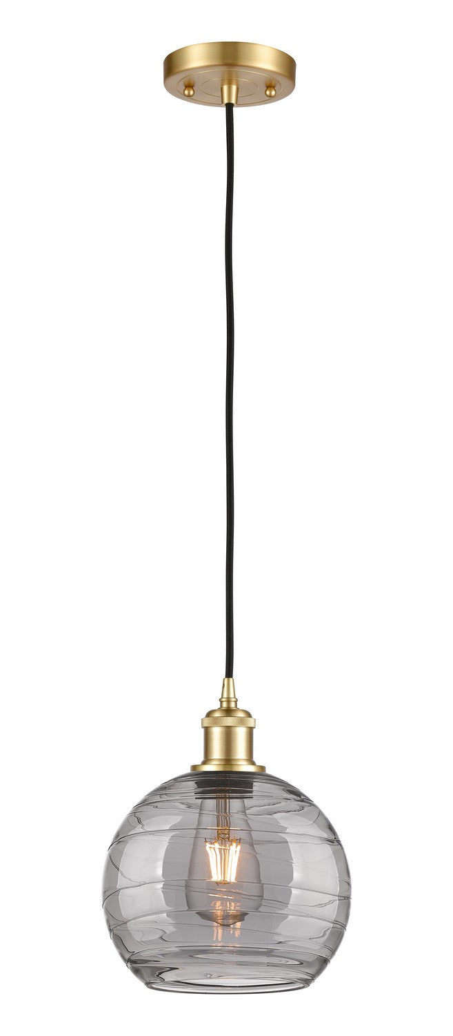 Innovations Ballston 516-1P-SG-G1213-8SM Pendant Light - Satin Gold