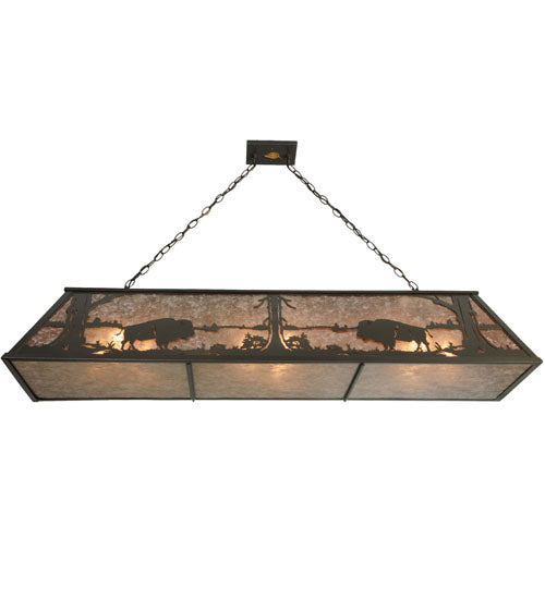 Meyda Tiffany Buffalo At Lake 136776 Pendant Light - Timeless Bronze