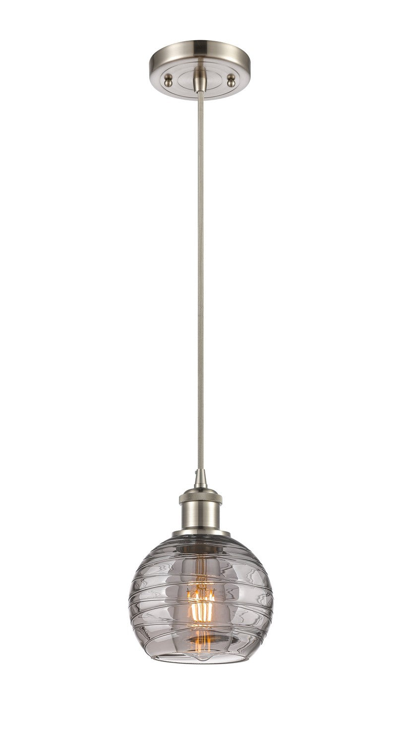 Innovations Ballston 516-1P-SN-G1213-6SM Pendant Light - Brushed Satin Nickel