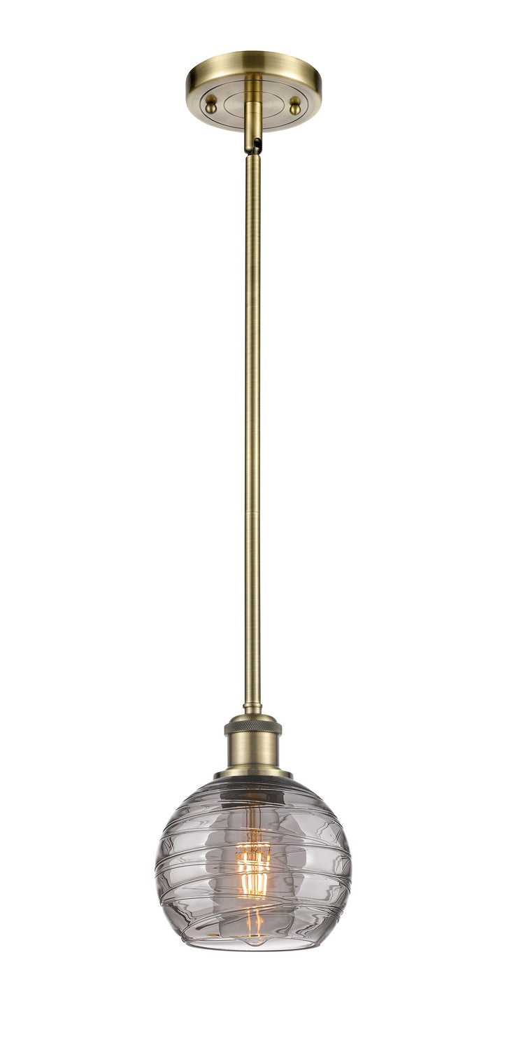 Innovations Ballston 516-1S-AB-G1213-6SM Pendant Light - Antique Brass