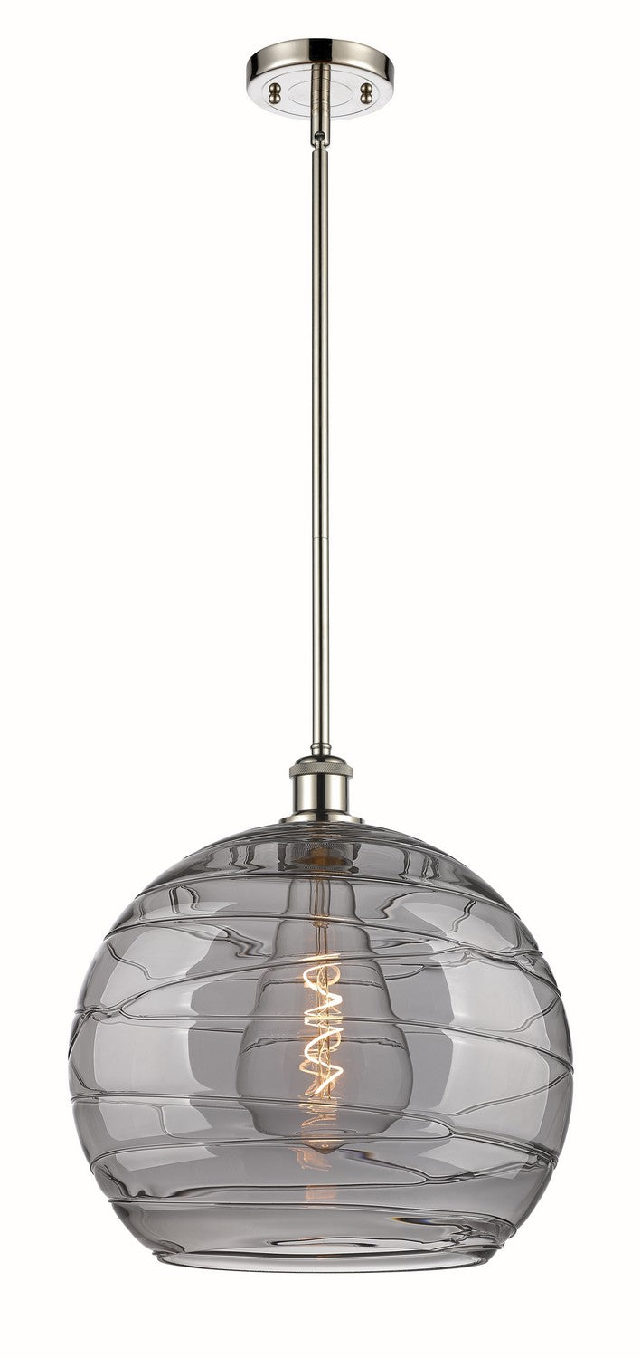 Innovations Ballston 516-1S-PN-G1213-14SM Pendant Light - Polished Nickel