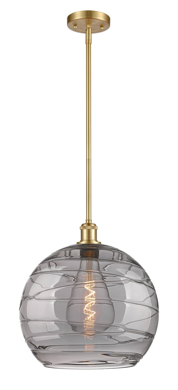 Innovations Ballston 516-1S-SG-G1213-14SM Pendant Light - Satin Gold
