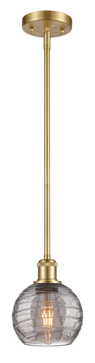 Innovations Ballston 516-1S-SG-G1213-6SM Pendant Light - Satin Gold