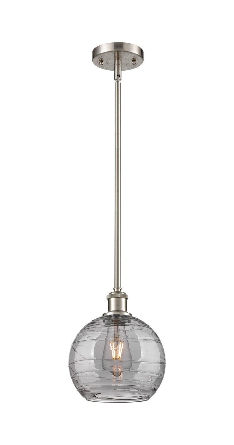 Innovations Ballston 516-1S-SN-G1213-8SM Pendant Light - Brushed Satin Nickel
