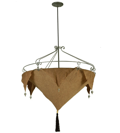 Meyda Tiffany Strathallan Double Tree 136916 Pendant Light - Mahogany Bronze