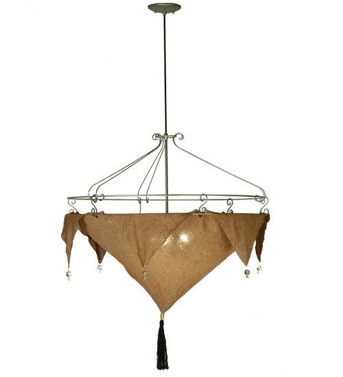Meyda Tiffany Strathallan Double Tree 136916 Pendant Light - Mahogany Bronze