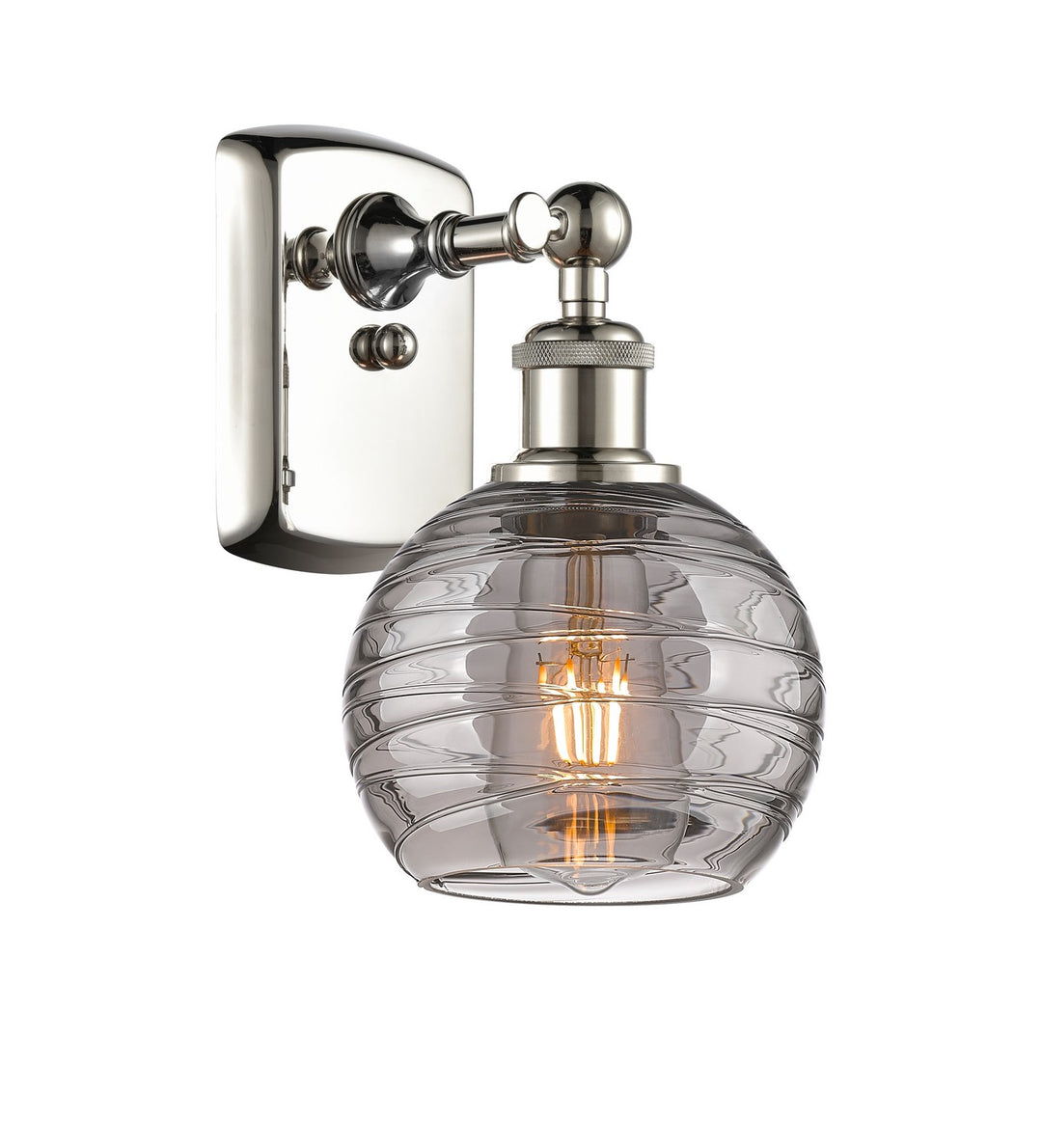 Innovations Ballston 516-1W-PN-G1213-6SM Wall Sconce Light - Polished Nickel