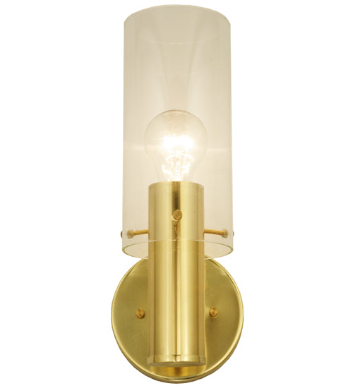 Meyda Tiffany Cilindro 136998 Wall Light - Transparent Brass