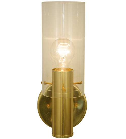 Meyda Tiffany Cilindro 136998 Wall Light - Transparent Brass