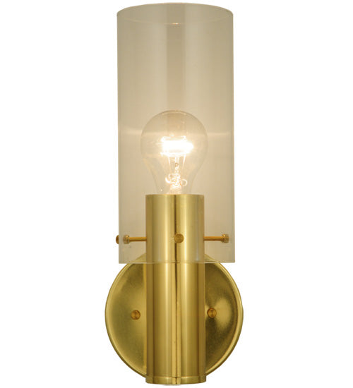 Meyda Tiffany Cilindro 136998 Wall Light - Transparent Brass